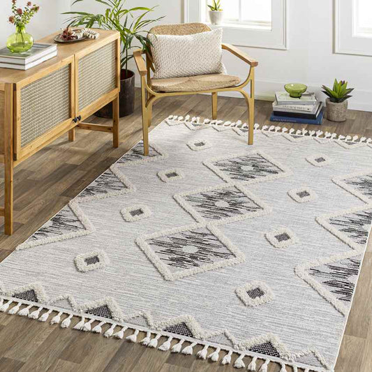 Vokolida Rustic Gray Area Rug