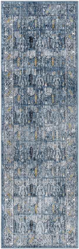 Komurcu Traditional Dark Teal Area Rug