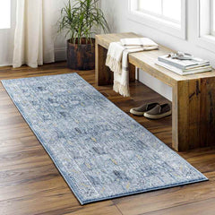 Komurcu Traditional Dark Teal Area Rug