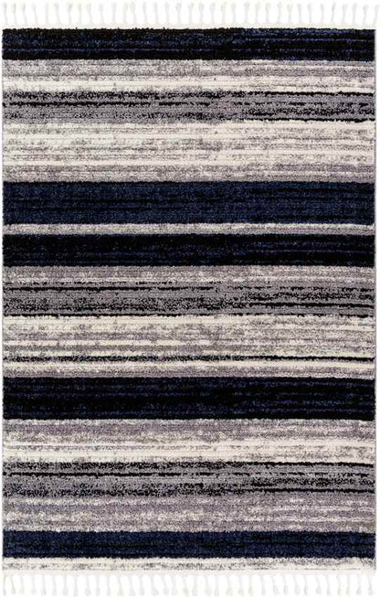 Vasilia Modern Black Area Rug