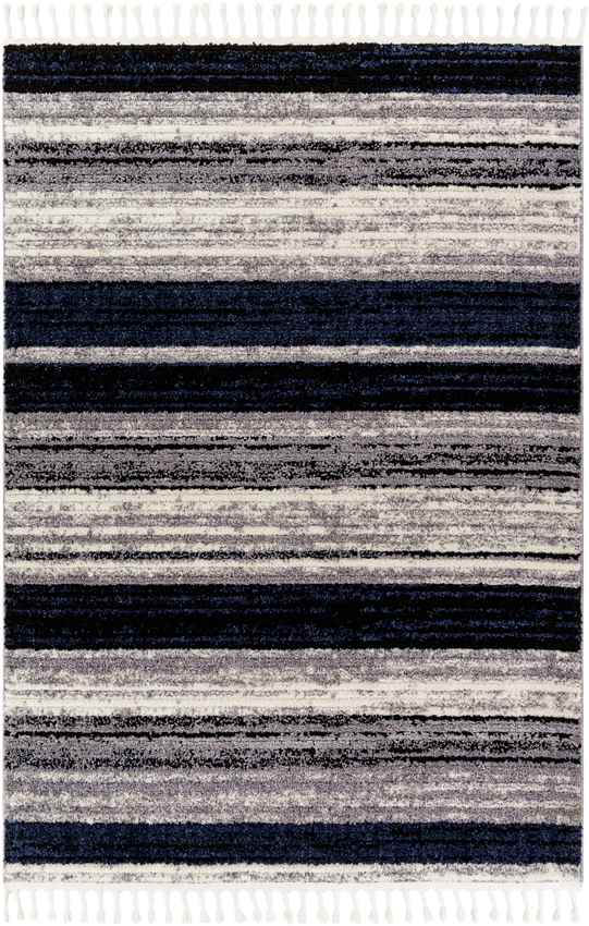 Vasilia Modern Black Area Rug