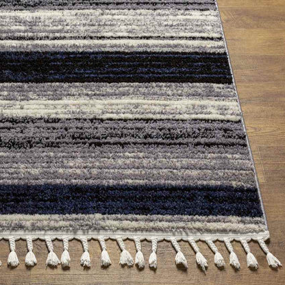 Vasilia Modern Black Area Rug