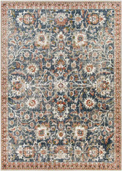 Lacona Traditional Dark Blue Area Rug