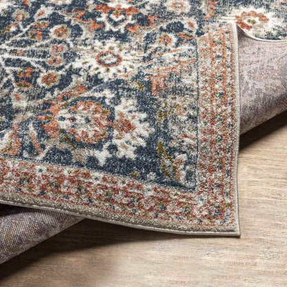 Lacona Traditional Dark Blue Area Rug