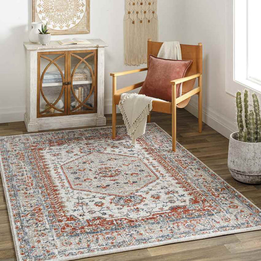 Ladora Traditional Ivory Area Rug