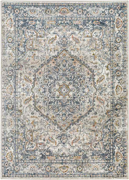 Lake Mills Traditional Ivory Area Rug