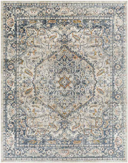 Lake Mills Traditional Ivory Area Rug