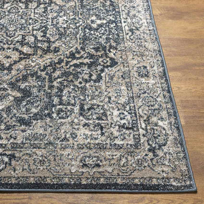 Lake Mills Traditional Dark Green Area Rug