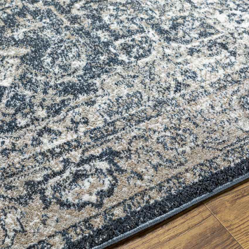 Lake Mills Traditional Dark Green Area Rug