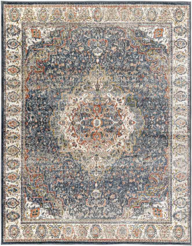Lake Park Traditional Dark Green Area Rug