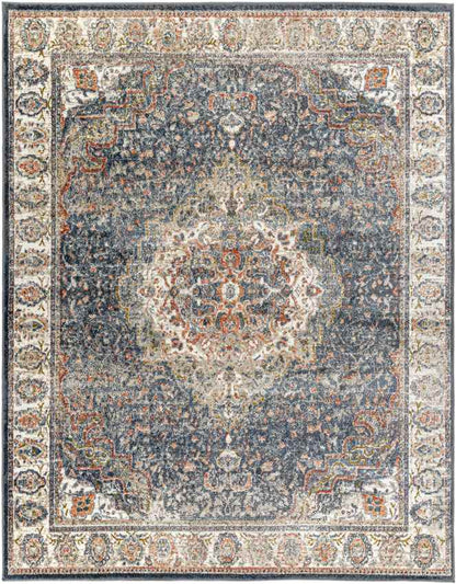 Lake Park Traditional Dark Green Area Rug