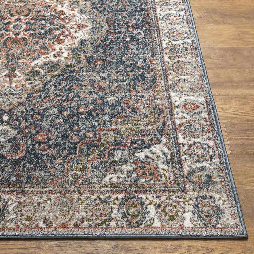 Lake Park Traditional Dark Green Area Rug