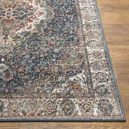 Lake Park Traditional Dark Green Area Rug