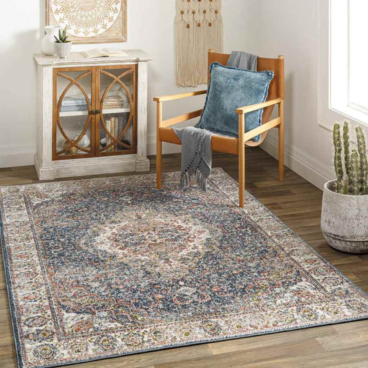 Lake Park Traditional Dark Green Area Rug