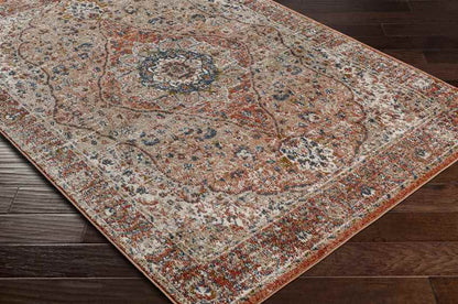 Lake View Traditional Burgundy Area Rug