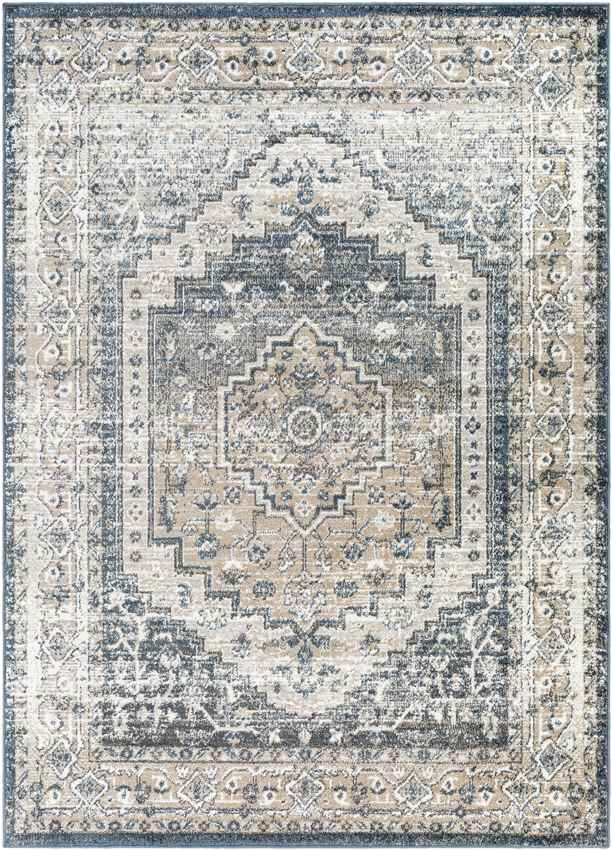 Lakota Traditional Dark Green Area Rug