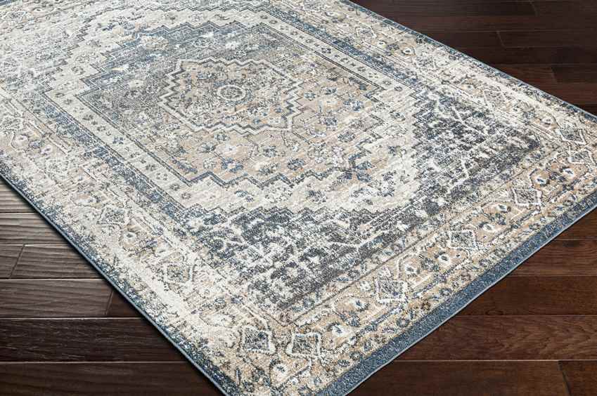 Lakota Traditional Dark Green Area Rug