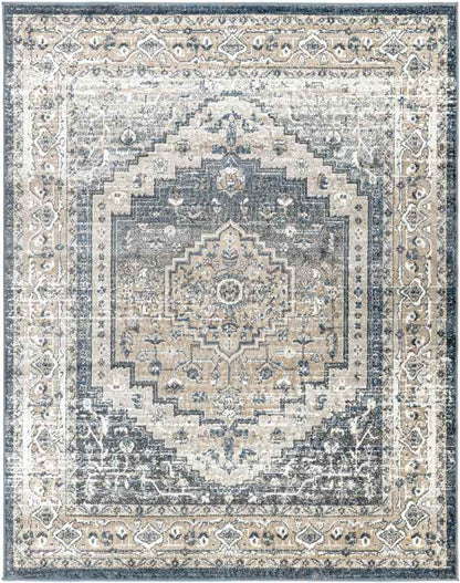 Lakota Traditional Dark Green Area Rug