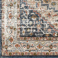 Lakota Traditional Burnt Orange Area Rug