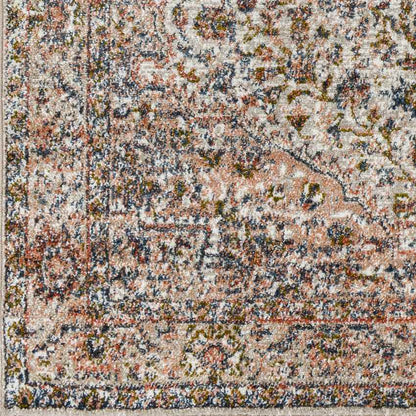 Lamoni Traditional Dark Brown Area Rug