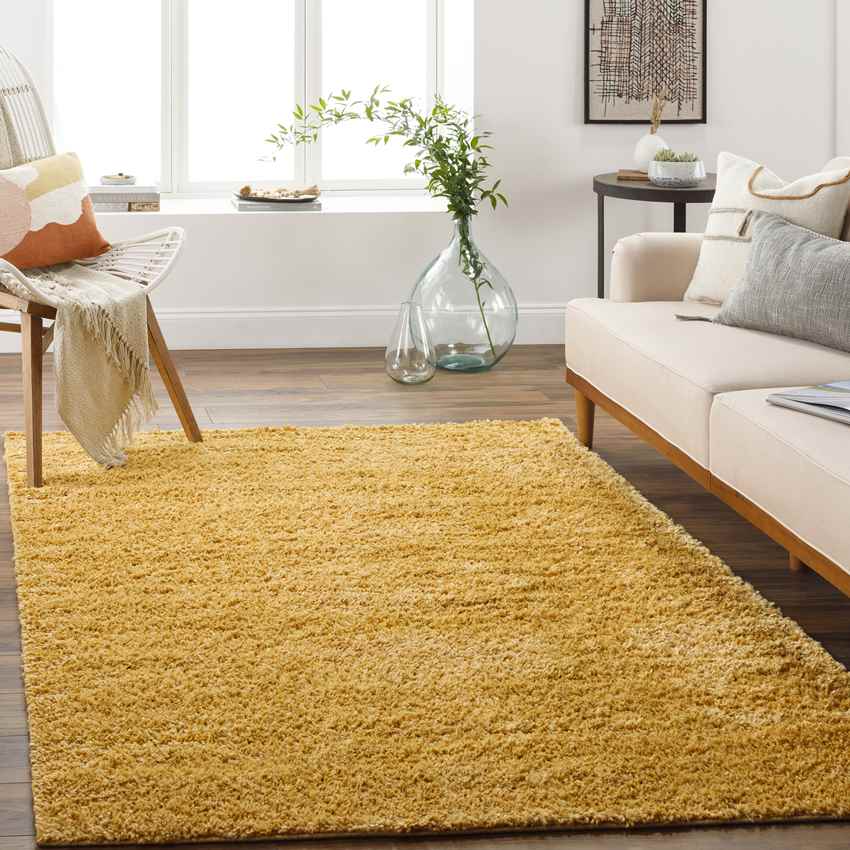 Vere Modern Bright Orange Area Rug