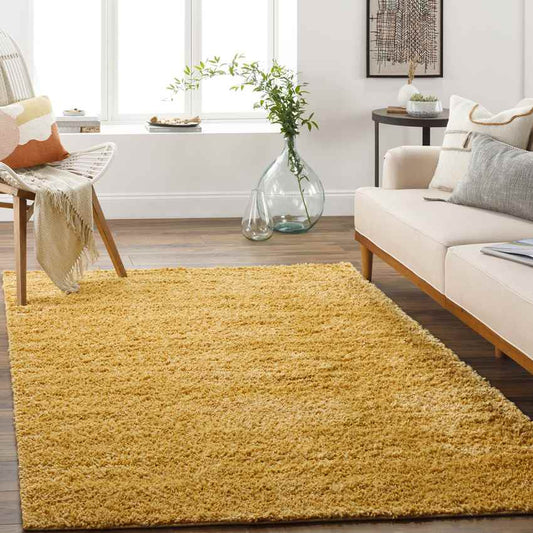 Vere Modern Bright Orange Area Rug