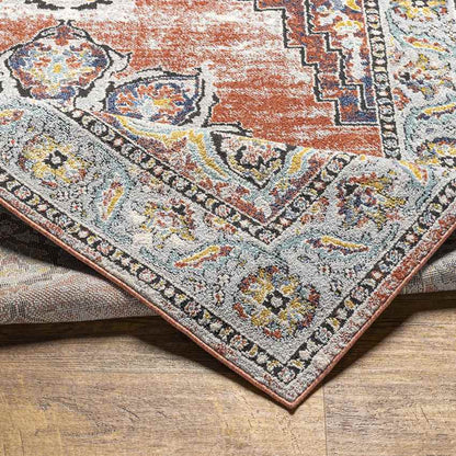 Kissonerga Traditional Coral Area Rug