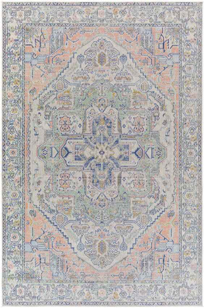 Paphos Traditional Coral Area Rug