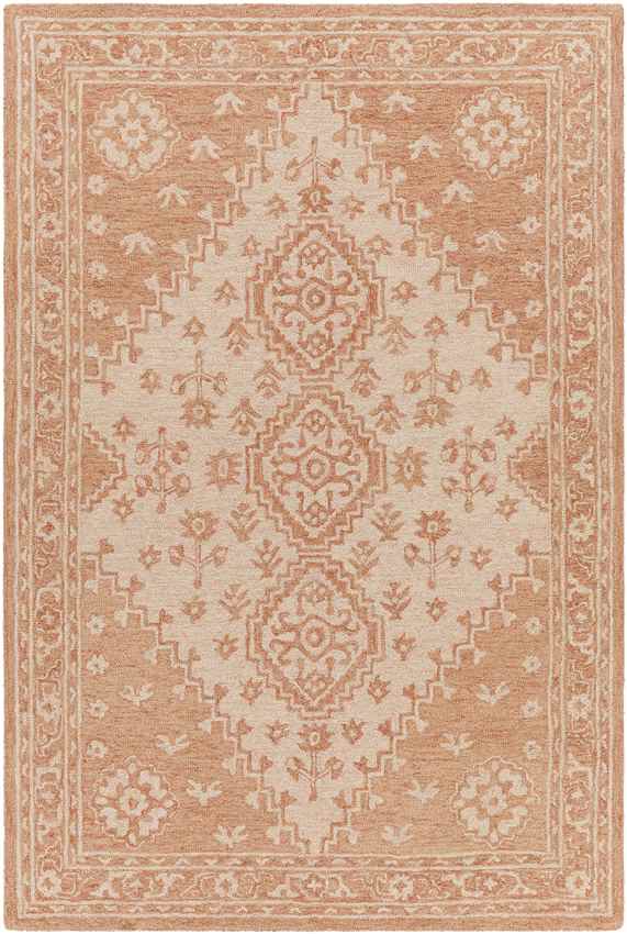 Iakovo Traditional Rust Area Rug