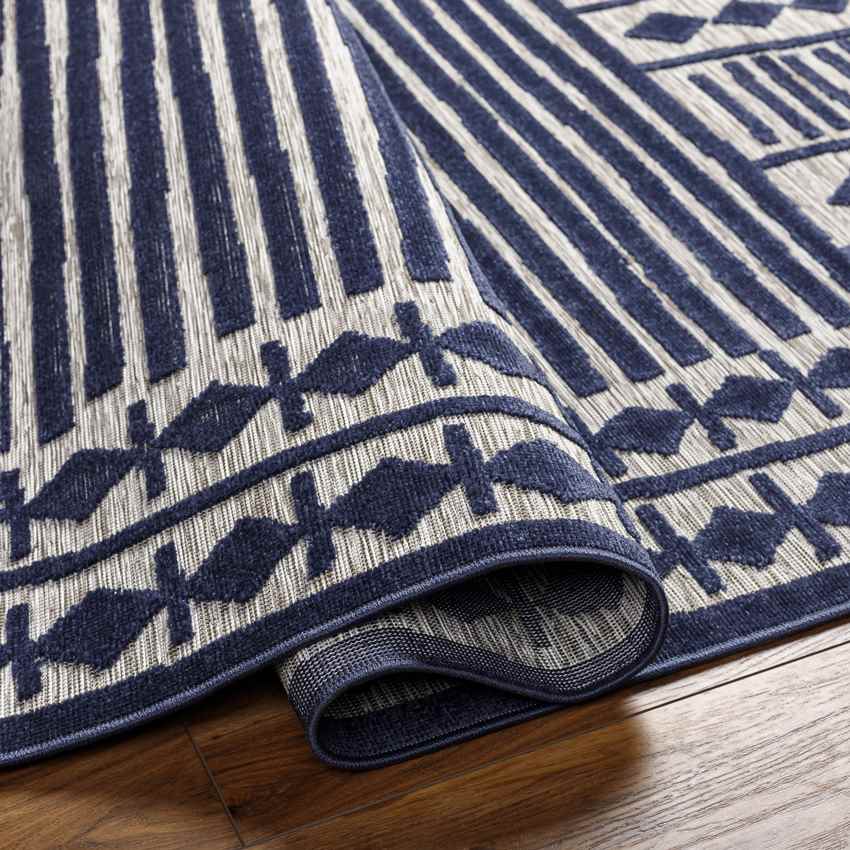 Metochi Global Dark Blue Area Rug