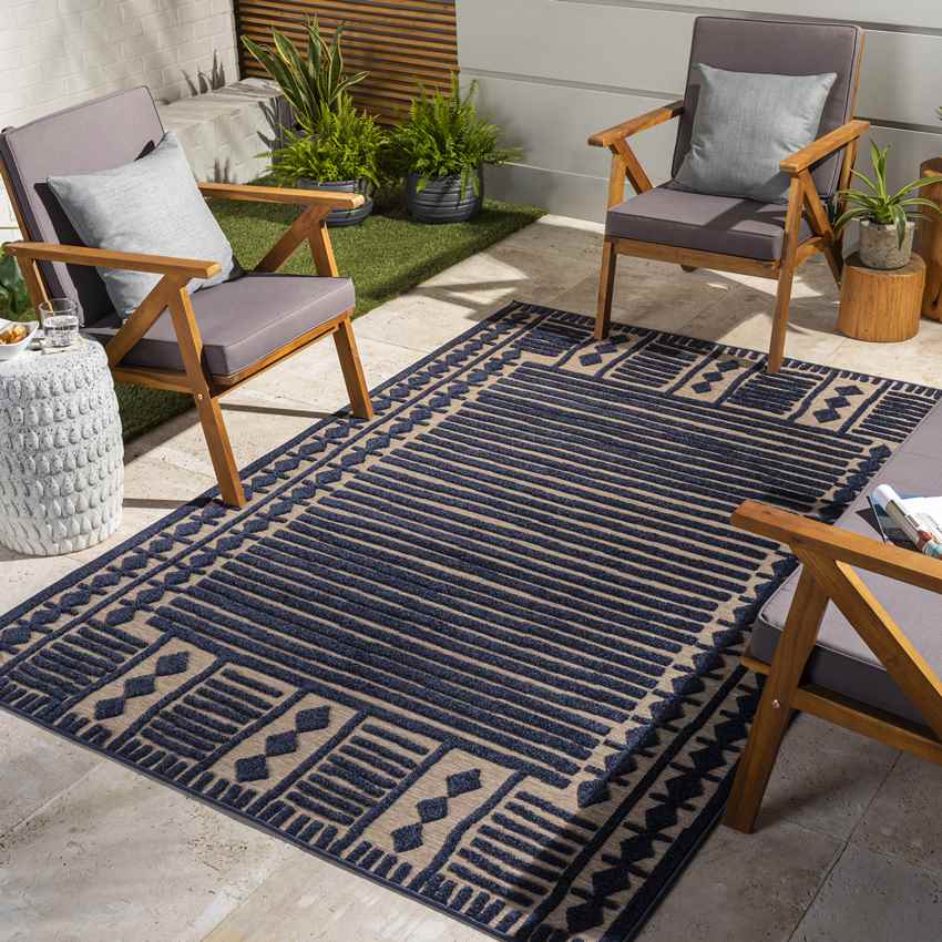 Metochi Global Tan Area Rug