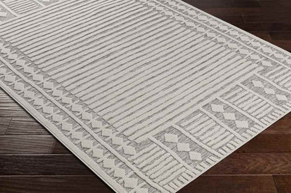 Metochi Global Off-White/Medium Gray Area Rug