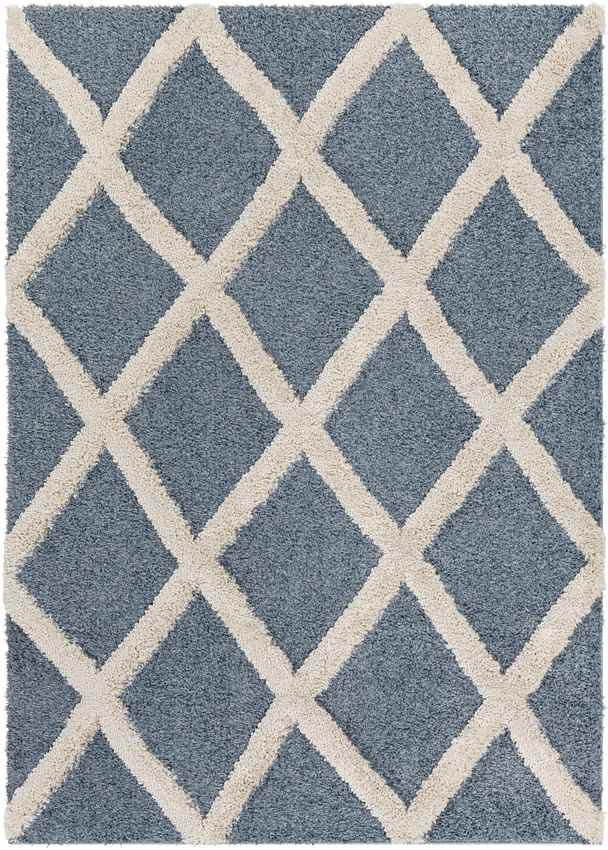 Trimithias Traditional Dark Teal Area Rug