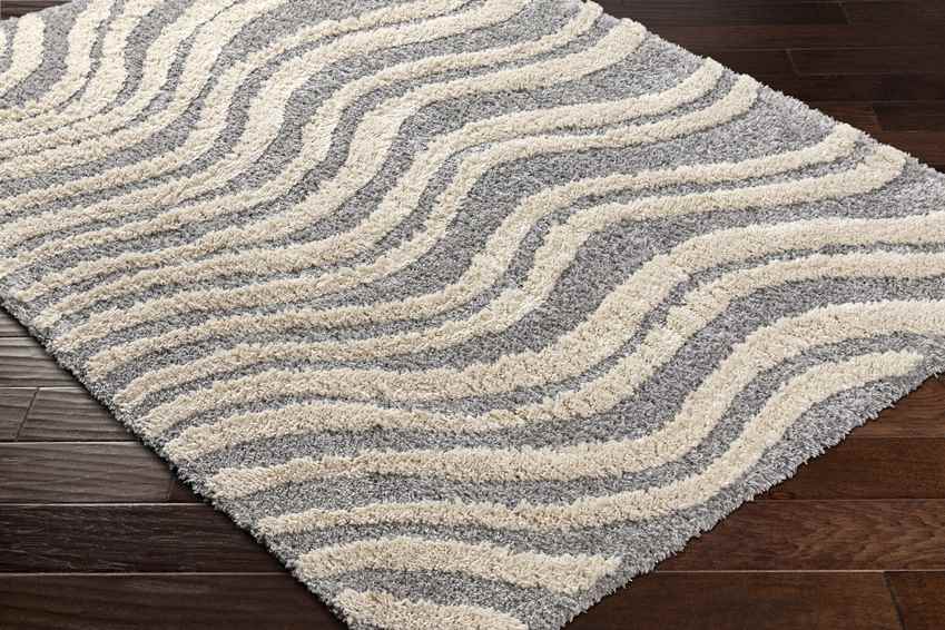 Mousoulita Modern Gray Area Rug
