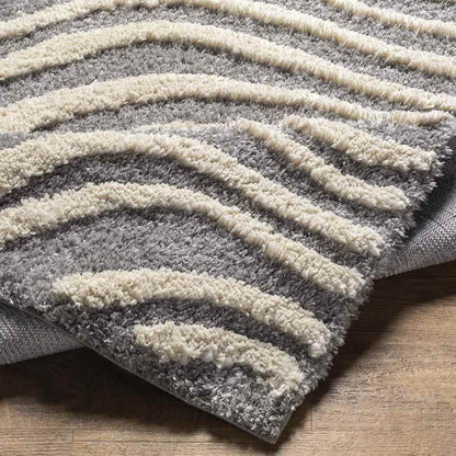 Mousoulita Modern Gray Area Rug
