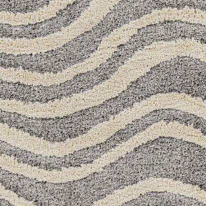 Mousoulita Modern Gray Area Rug