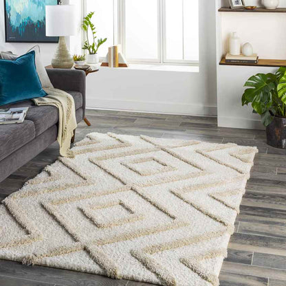 Theodoros Global Ivory Area Rug