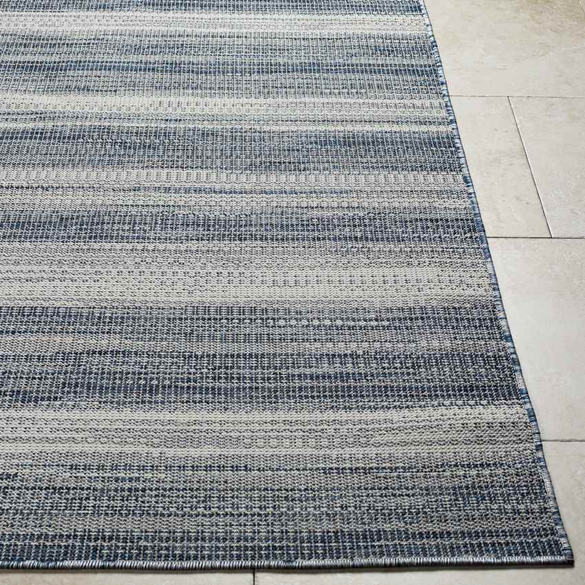 Kyrenia Modern Dark Blue Area Rug