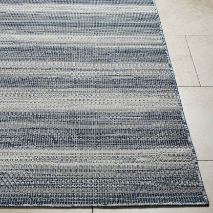 Kyrenia Modern Dark Blue Area Rug