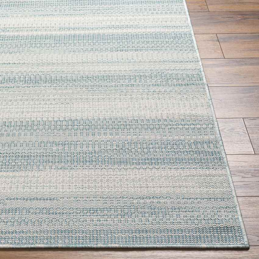 Kyrenia Modern Teal Area Rug