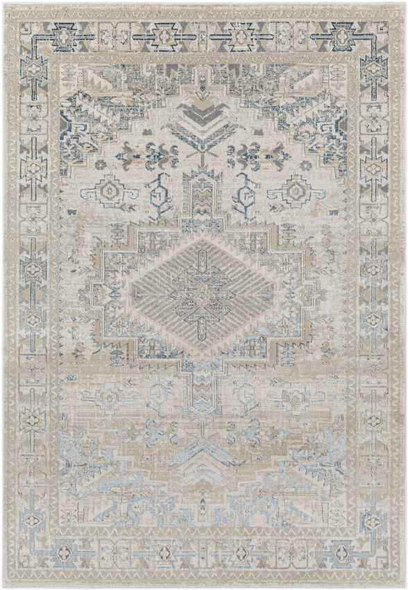 Pachna Traditional Beige Area Rug