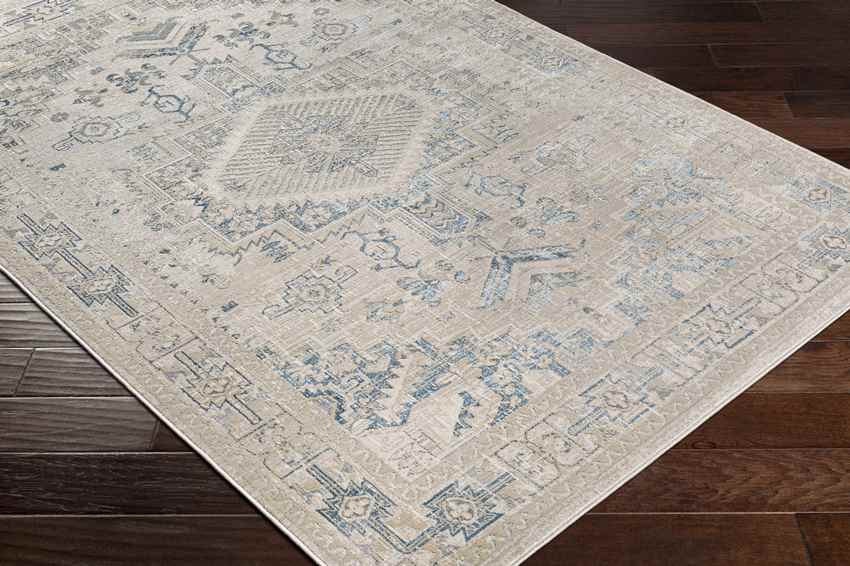 Pachna Traditional Beige Area Rug