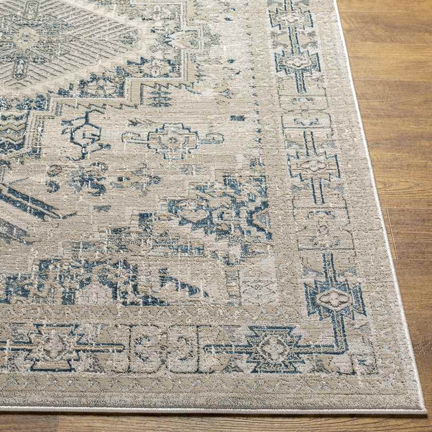 Pachna Traditional Beige Area Rug