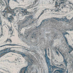 Ortakoy Modern Dark Teal Area Rug