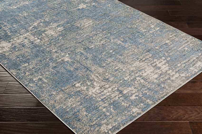 Kampyli Modern Dark Teal Area Rug
