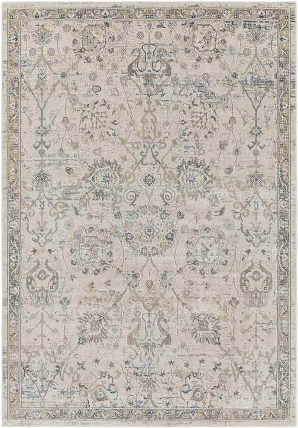 Makrasyka Traditional Beige Area Rug