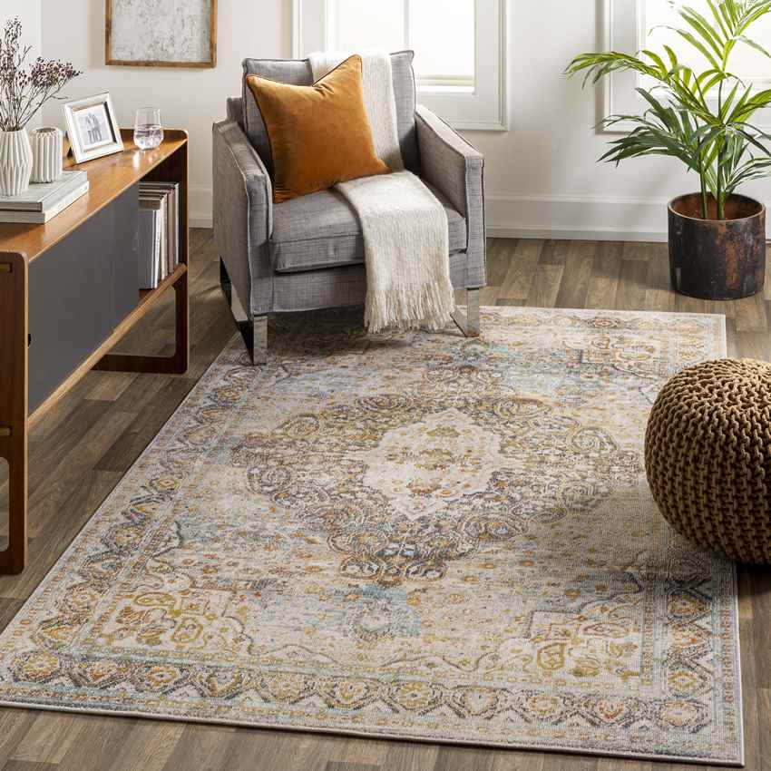 Tseri Traditional Camel Area Rug