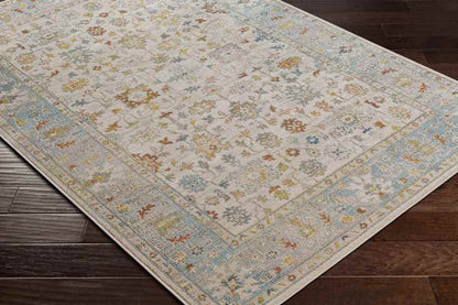 Dasaki Traditional Pale Blue Area Rug