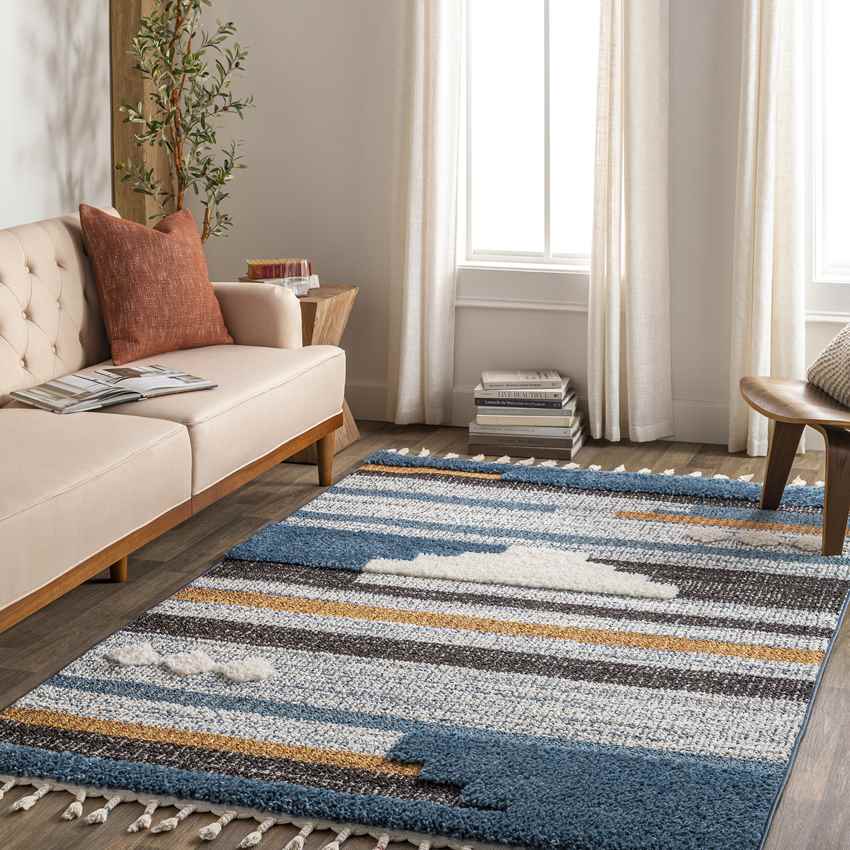 Gypsou Global Blue Area Rug
