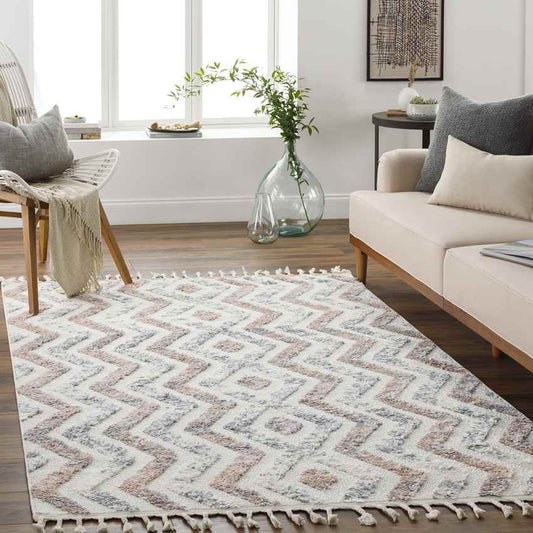 Morphou Global Cream Area Rug